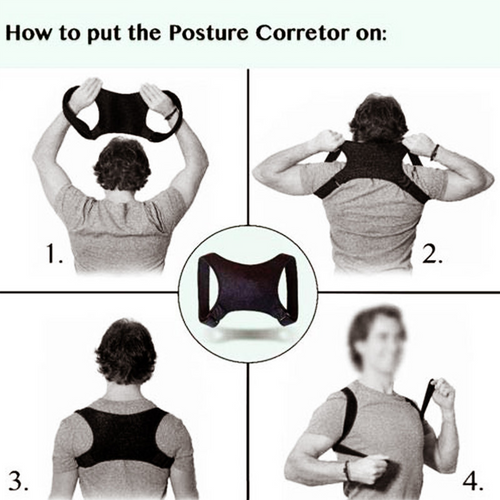 ErgoComfort Adjustable Posture Brace